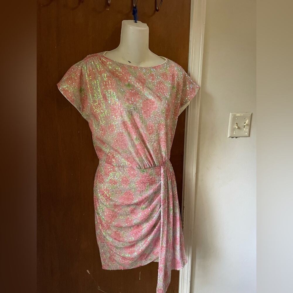 Saylor Sequin Theodora Mini Dress View 4